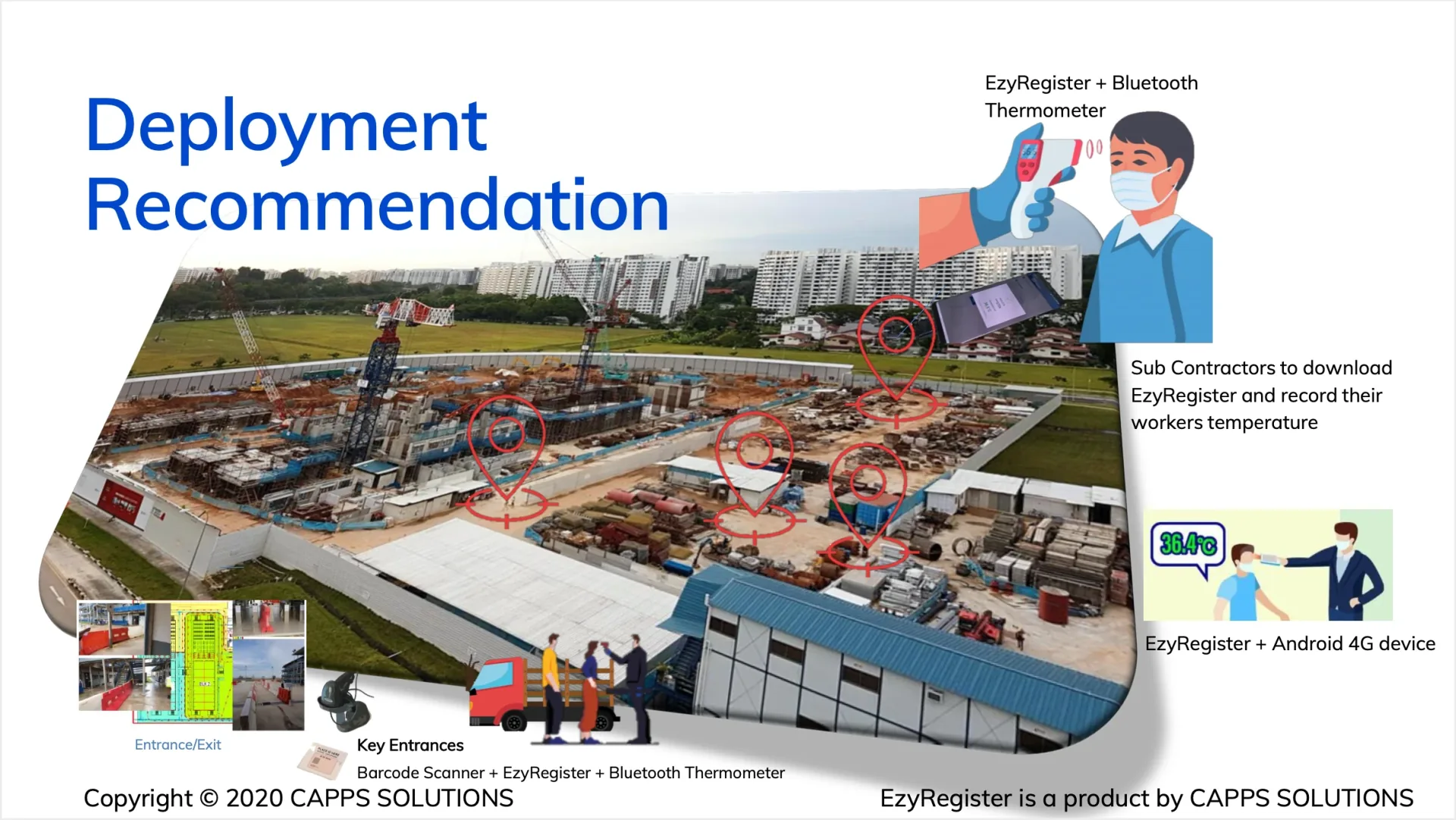 Recommended InSight QSE deployment for a construction project