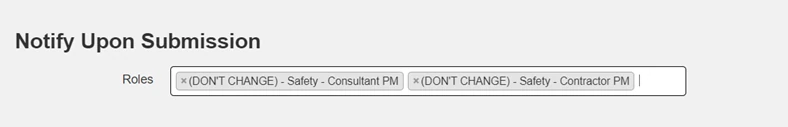 Permit-to-work template features in InSight QSE, screenshot 2