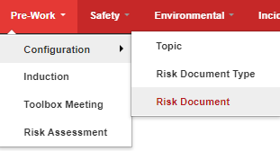 Built-in risk assessment in InSight QSE, screenshot 1