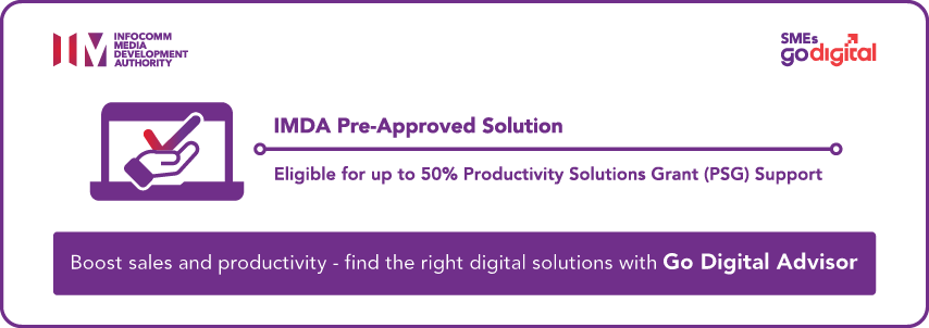 IMDA SMEs Go Digital pre-approved solution