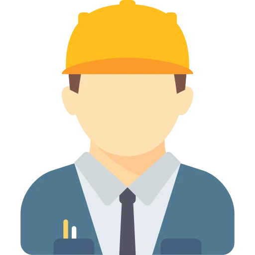 Safety assessor carrying out an inspection