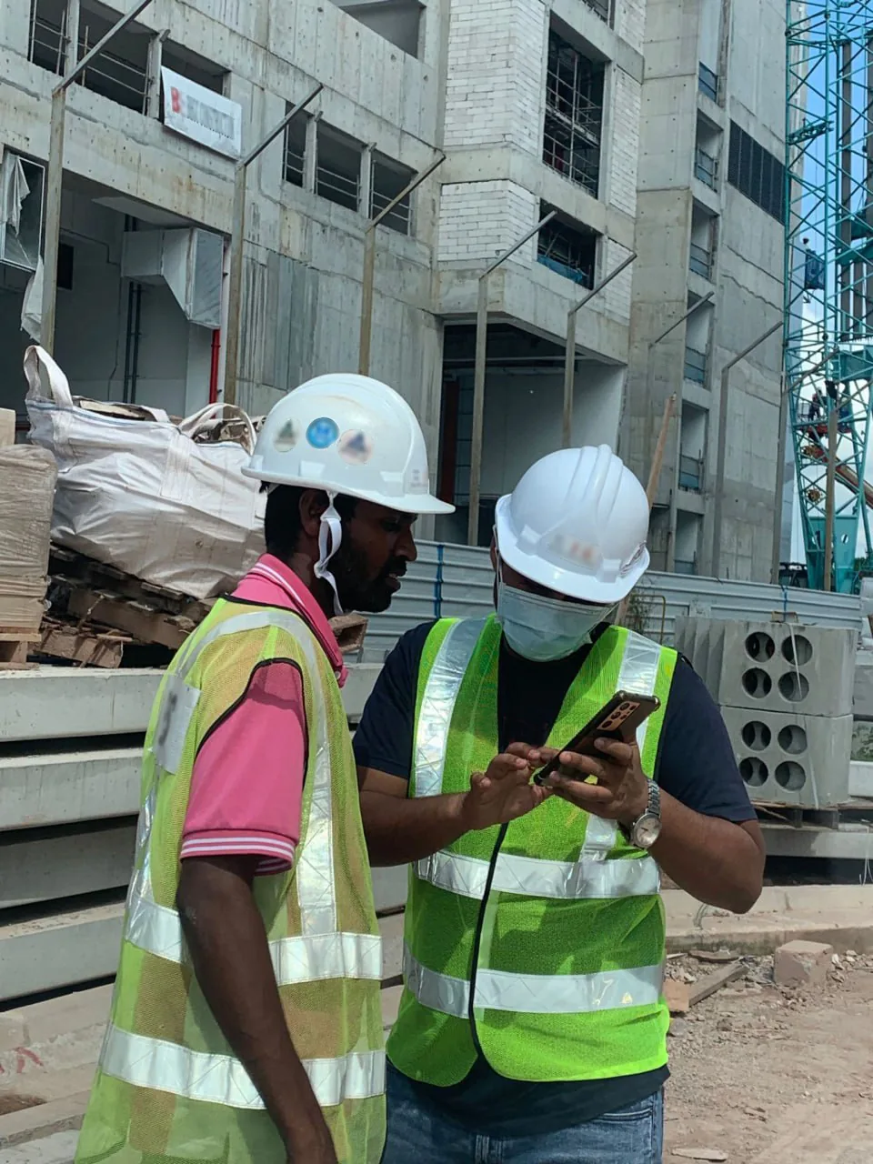 Construction worker on site